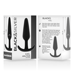 BLACK&SILVER - Kael Silikon-Analplug mit ergonomischem Griff