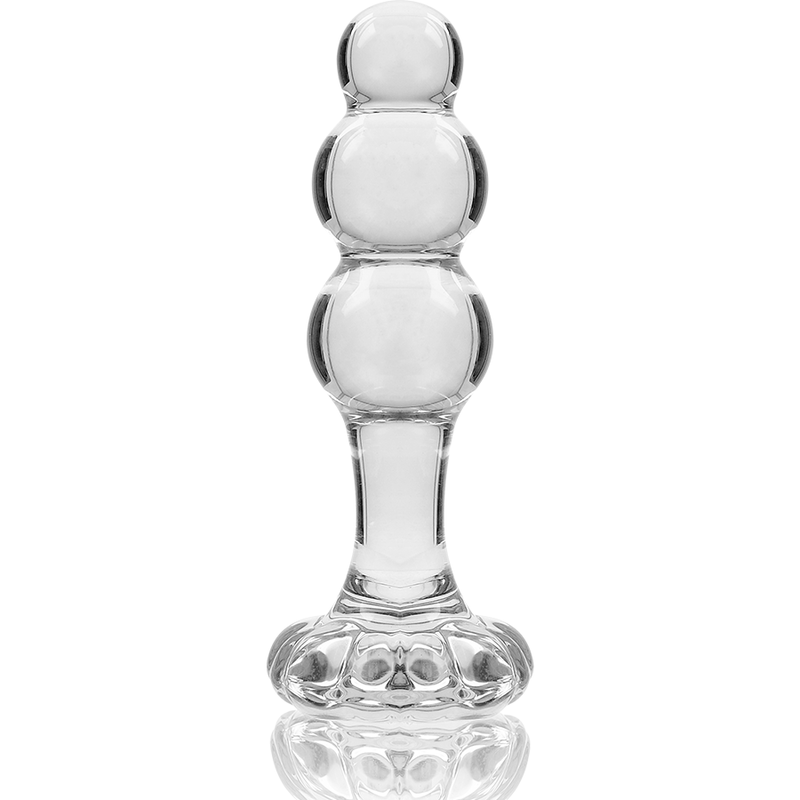 Nebula - Modell 1 Analplug Borosilikatglas Transparent 10.5 cm -o- 3 cm