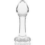 Nebula - Modell 2 Analplug Borosilikatglas Klar 11 cm -o- 3.5 cm