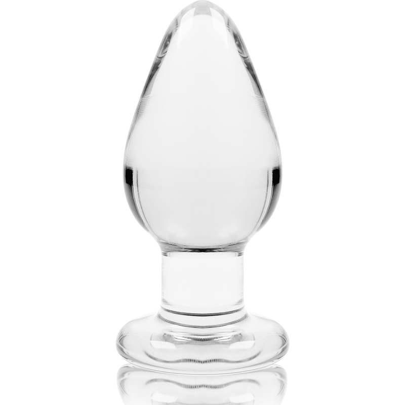 Nebula - Modell 3 Analplug Borosilikatglas Transparent 11 cm -o- 5 cm