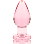 Nebula - Modell 3 Analplug Borosilikatglas Transparent 11 cm -o- 5 cm