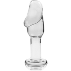 Nebula - Modell 6 Analplug Borosilikatglas Klar 12.5 cm -o- 4 cm