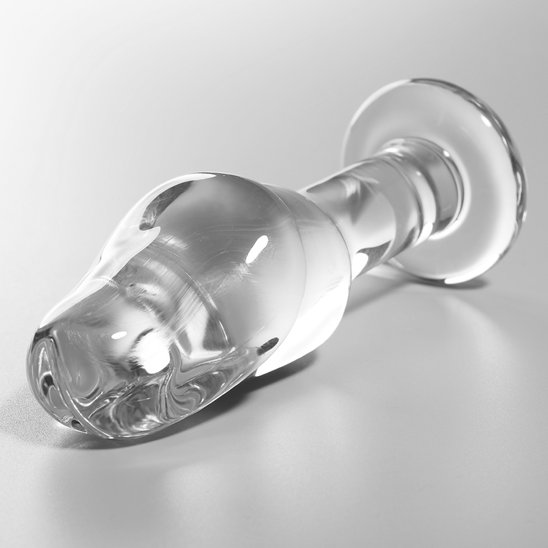 Nebula - Modell 6 Analplug Borosilikatglas Klar 12.5 cm -o- 4 cm