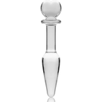 Nebula - Model 7 Analplug Borosilikatglas Klar 13.5 cm -o- 3 cm