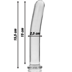 NEBULA SERIES - Modell 9 Dildo aus Borosilikatglas, 15,5 cm Ø 2,5 cm