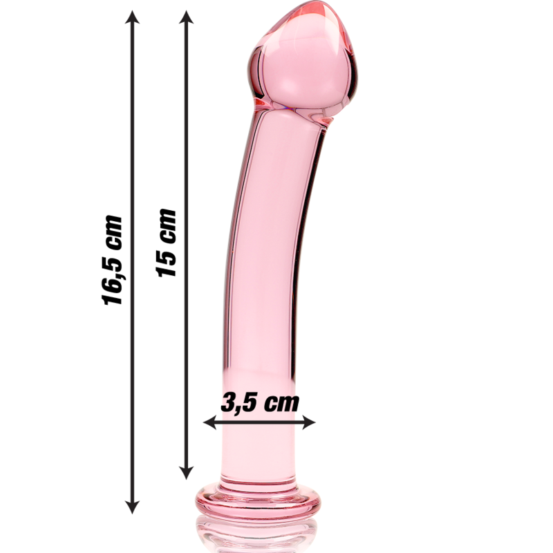 NEBULA SERIES - Modell 10 Dildo aus Borosilikatglas, 16,5 cm Ø 3,5 cm