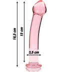 NEBULA SERIES - Modell 10 Dildo aus Borosilikatglas, 16,5 cm Ø 3,5 cm