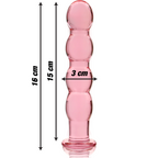 NEBULA SERIES - Modell 11 Dildo aus Borosilikatglas, 16 cm Ø 3 cm