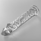 NEBULA SERIES - Modell 12 Dildo aus Borosilikatglas, 17 cm Ø 3,5 cm