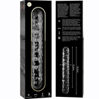 NEBULA SERIES - Modell 15 Dildo aus Borosilikatglas, 18,5 cm Ø 3 cm