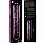 NEBULA SERIES - Modell 15 Dildo aus Borosilikatglas, 18,5 cm Ø 3 cm
