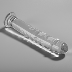 NEBULA SERIES - Modell 16 Dildo aus Borosilikatglas, 18,5 cm Ø 3 cm