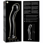 NEBULA SERIES - Modell 18 Dildo aus Borosilikatglas, 18,5 cm Ø 3,5 cm