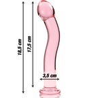 NEBULA SERIES - Modell 18 Dildo aus Borosilikatglas, 18,5 cm Ø 3,5 cm
