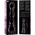 NEBULA SERIES - Modell 21 Dildo aus Borosilikatglas, 20,5 cm Ø 3,5 cm