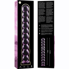 NEBULA SERIES - Modell 22 Dildo aus Borosilikatglas, 21,5 cm Ø 2,5 cm