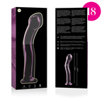 NEBULA SERIES - Modell 18 Dildo aus Borosilikatglas, 18,5 cm Ø 3,5 cm