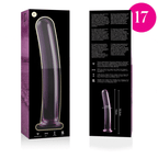 NEBULA SERIES - Modell 17 Dildo aus Borosilikatglas, 18,5 cm Ø 3 cm