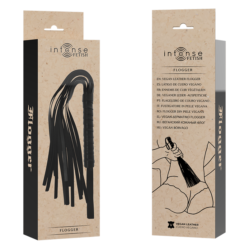 INTENSE – Fetish Peitsche aus Kunstleder
