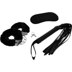 INTENSE - FETISH EROTIKSPIELSET 1 MIT HANDSCHELLEN, BLINDMASKE UND PEITSCHE