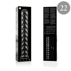 NEBULA SERIES - Modell 22 Dildo aus Borosilikatglas, 21,5 cm Ø 2,5 cm