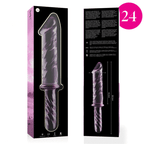 NEBULA SERIES - Modell 24 Dildo aus Borosilikatglas, 28,5 cm Ø 5 cm