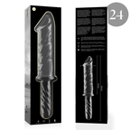 NEBULA SERIES - Modell 24 Dildo aus Borosilikatglas, 28,5 cm Ø 5 cm