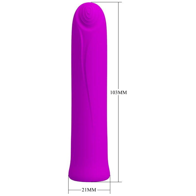 PRETTY LOVE - Curtis Mini Super Power Vibrator Lila kompakt