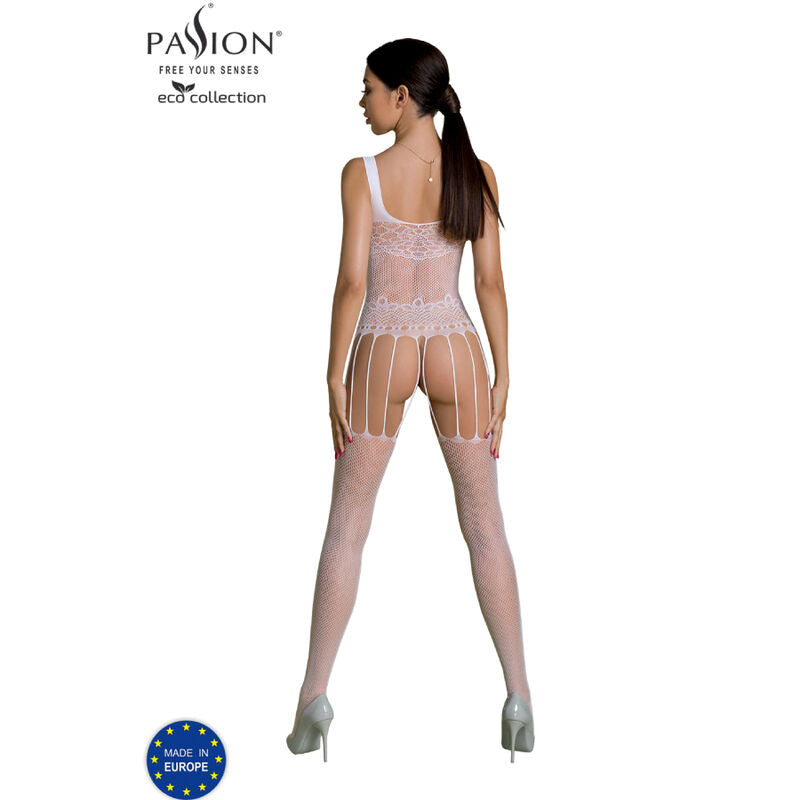 PASSION – Eco Collection Bodystocking Eco BS001 Weiß