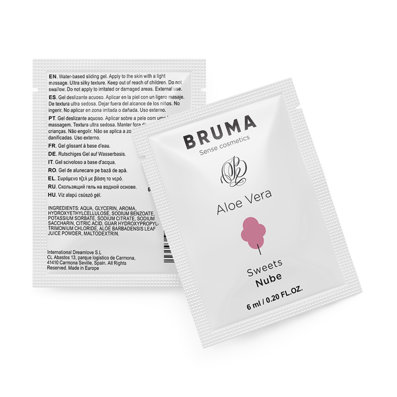 BRUMA – Aloe Vera Gleitgel mit Zuckerwatte-Geschmack 6 ml