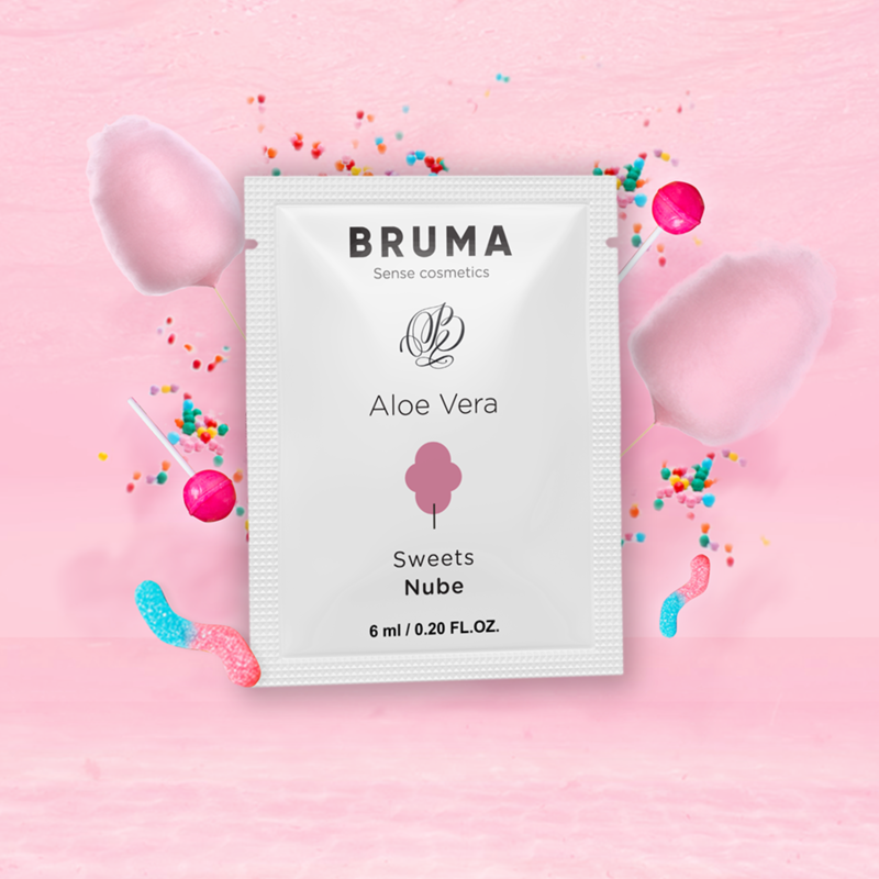BRUMA – Aloe Vera Gleitgel mit Zuckerwatte-Geschmack 6 ml