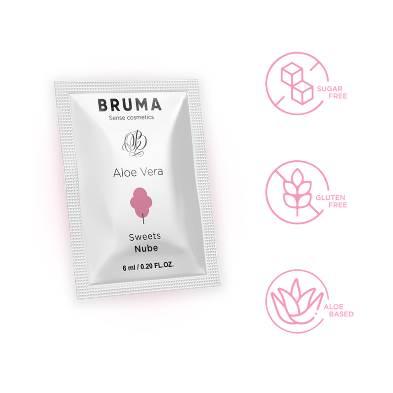 BRUMA – Aloe Vera Gleitgel mit Zuckerwatte-Geschmack 6 ml