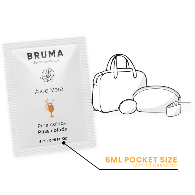 BRUMA – Aloe Vera Gleitgel mit Piña-Colada-Geschmack 6 ml