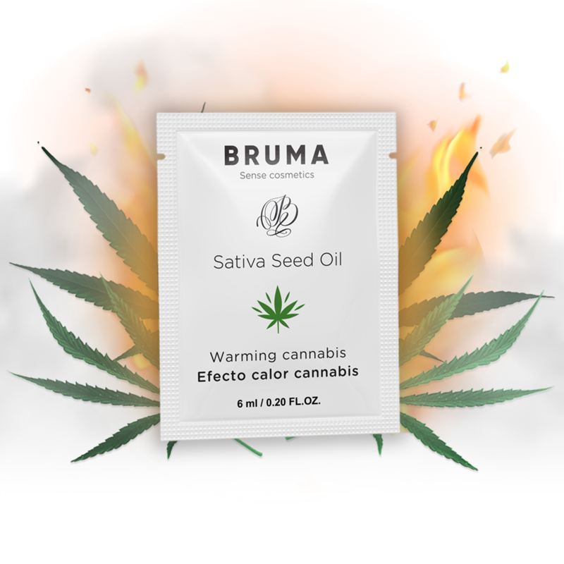 BRUMA – Cannabis Glide Sativa-Samenöl-Gleitgel mit wärmendem Cannabis-Geschmack 6 ml