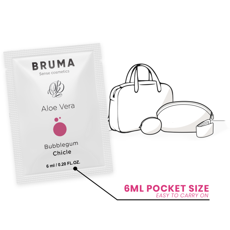BRUMA – Aloe Vera Gleitgel mit Bubblegum-Geschmack 6 ml