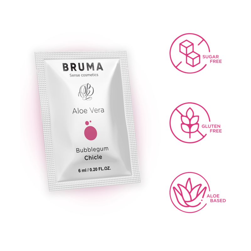 BRUMA – Aloe Vera Gleitgel mit Bubblegum-Geschmack 6 ml