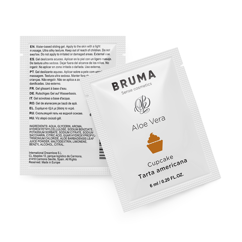 BRUMA – Aloe Vera Gleitgel mit Cupcake-Geschmack 6 ml