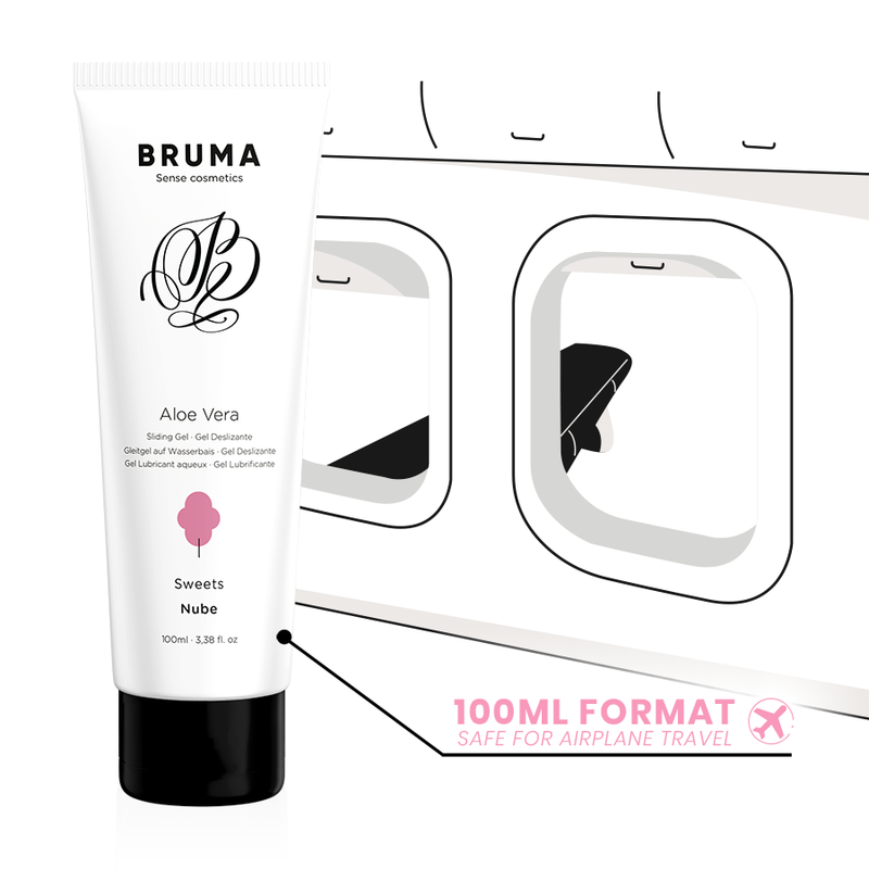 BRUMA – Aloe Vera Gleitgel Zuckerwatte-Geschmack 100 ml