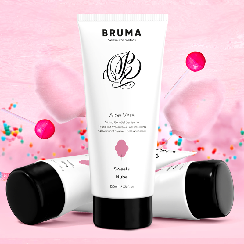 BRUMA – Aloe Vera Gleitgel Zuckerwatte-Geschmack 100 ml