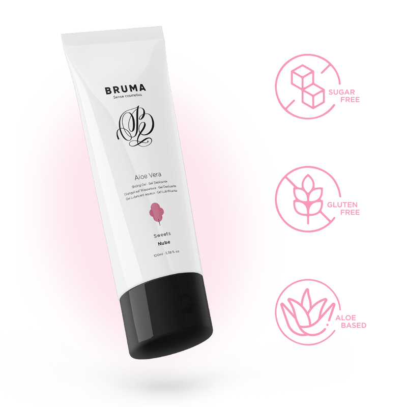BRUMA – Aloe Vera Gleitgel Zuckerwatte-Geschmack 100 ml