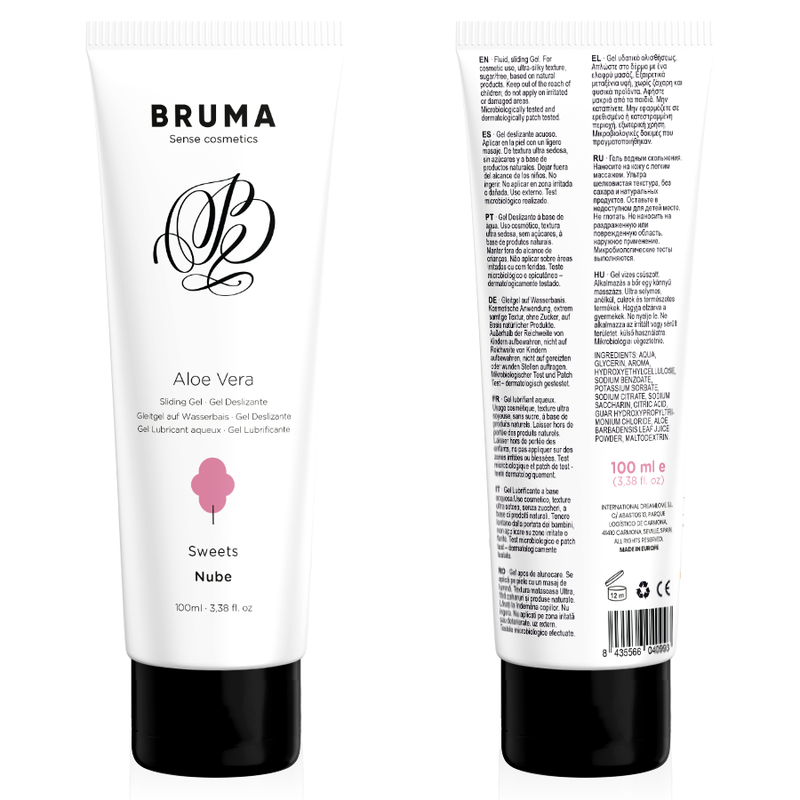 BRUMA – Aloe Vera Gleitgel Zuckerwatte-Geschmack 100 ml