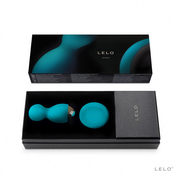 LELO - Hula Beads Beckenbodenkugeln Blau, 3,7 cm