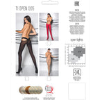 PASSION – Tiopen 005 Strumpfhose Schwarz 60 DEN
