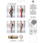 PASSION – Tiopen 008 Strumpfhose Weiß 30 DEN