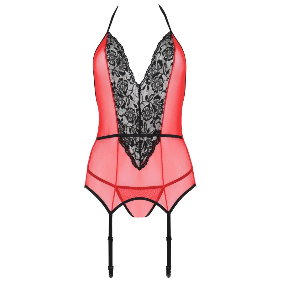 PASSION – Peonia Korsett Erotische Linie Rot