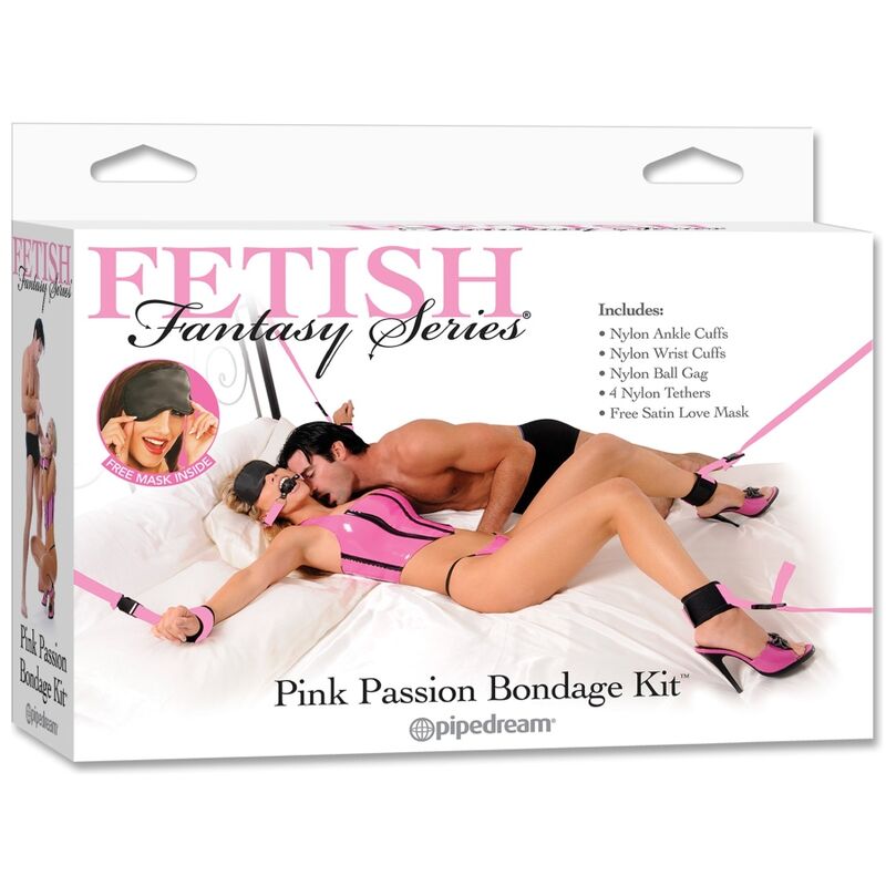 FETISH FANTASY SERIES - Bondage-Set, Rosa