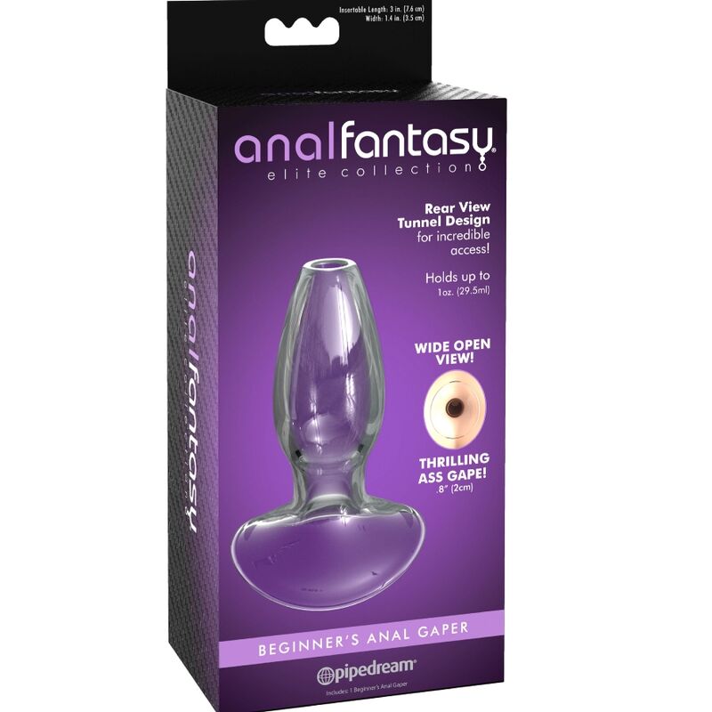 ANAL FANTASY ELITE COLLECTION - Anal Gaper Crystal Dilator für Anfänger, Größe S