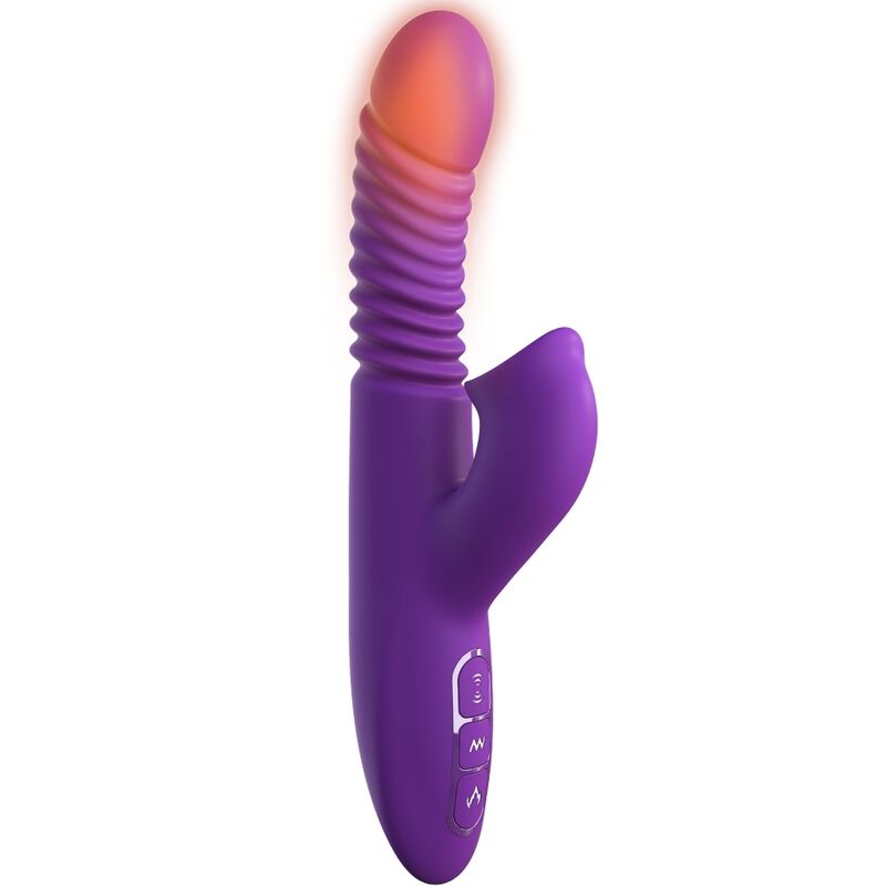FANTASY FOR HER - Klitorisstimulator mit Wärmefunktion, Oszillation und Vibration, Violett