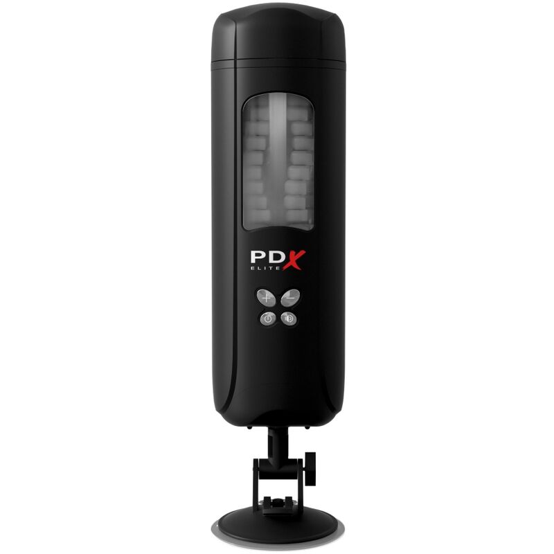PDX ELITE - Stroker Ultimate Milker Black mit Stimme