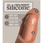 KING COCK - ELITE REALISTISCHER SILIKONDILDO 17.8 CM KARAMELL
